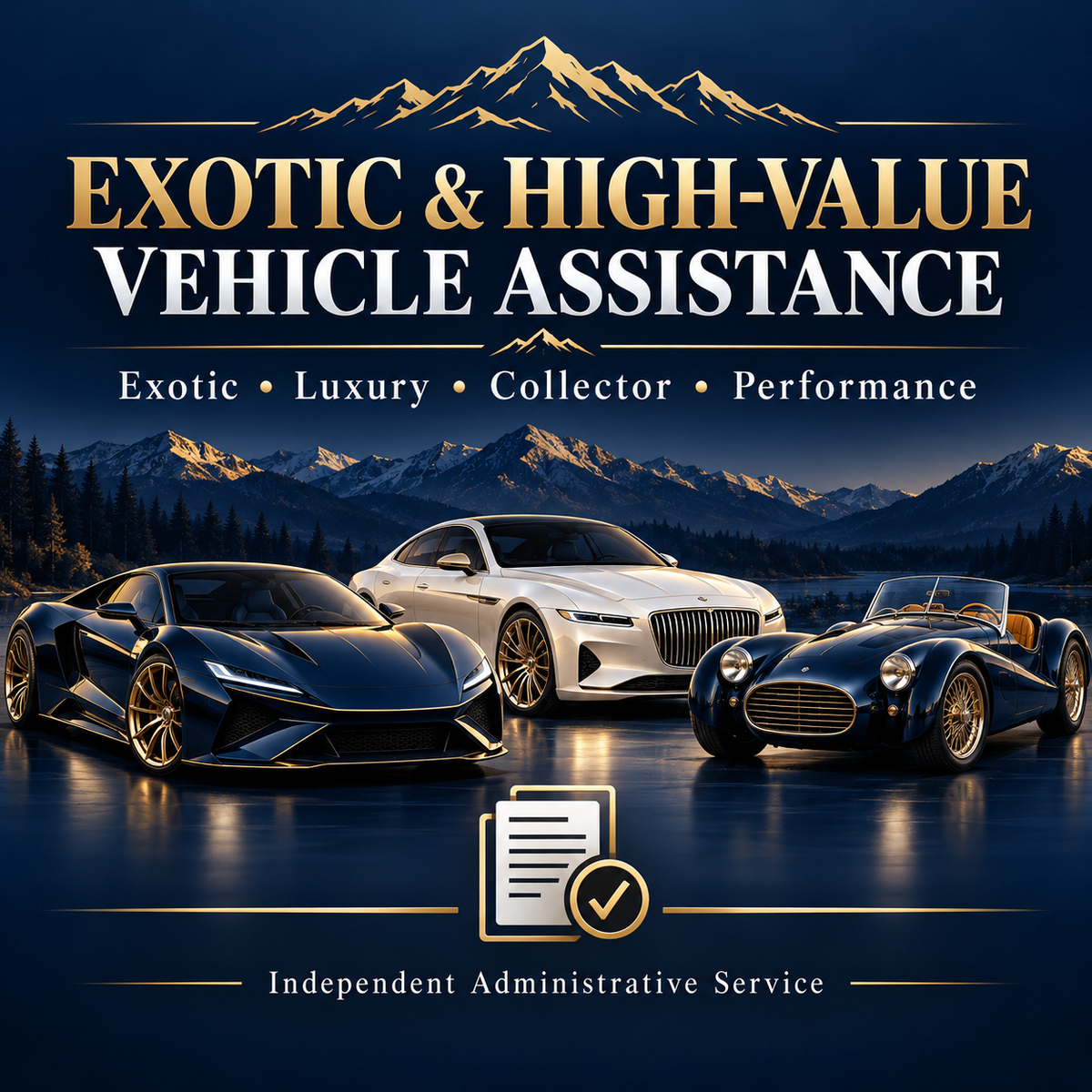 EXOTIC & HIGH-VALUE VEHICLES