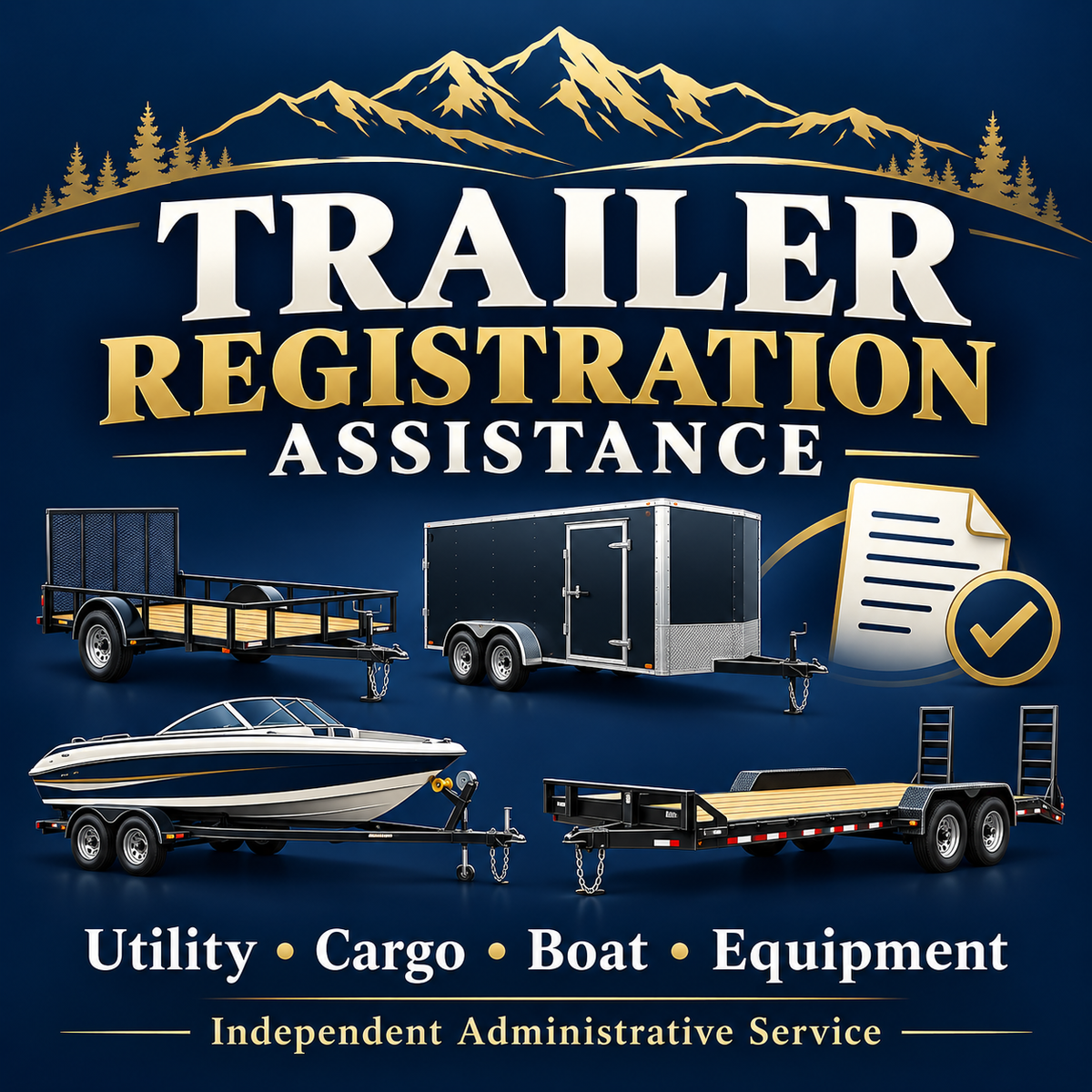UTILITY, CARGO, BOAT & EQUIPMENT TRAILERS